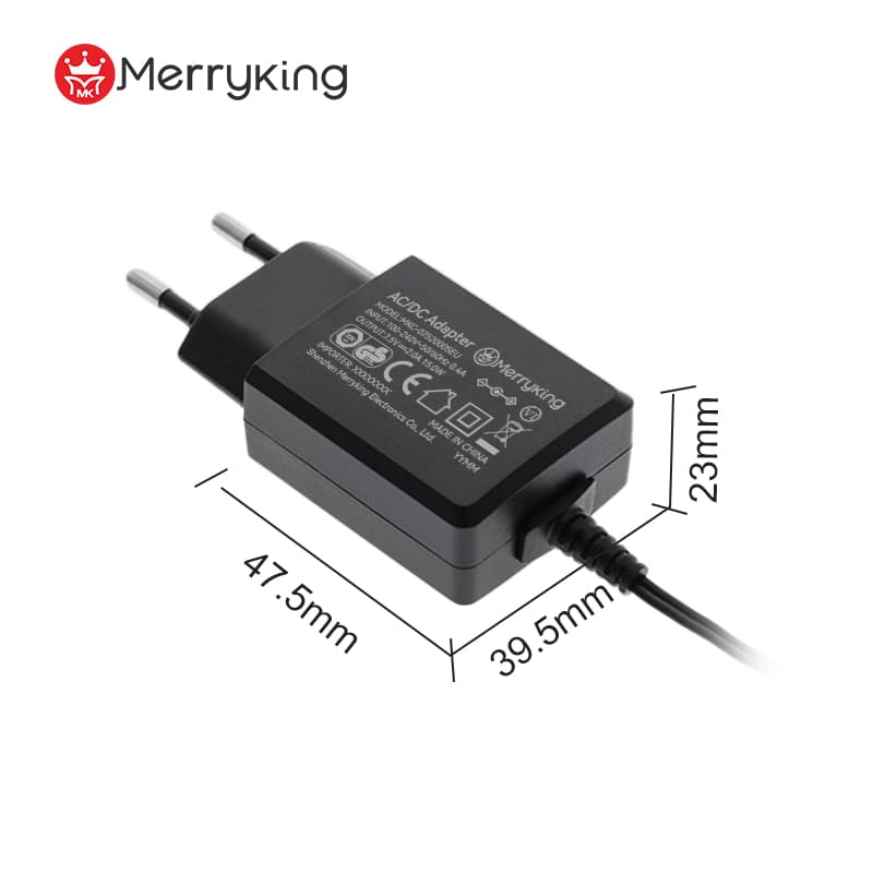 EU Plug AC Adapter 8V 2000ma